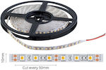 Spot Light Bandă LED Alimentare 24V cu Lumină Alb Natural Lungime 5m și 120 LED-uri pe Metru