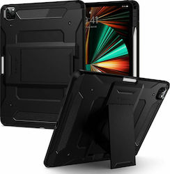 Spigen Tough Armor Pro Umschlag Rückseite Kunststoff Stoßfest Schwarz (iPad Pro 2021 12,9 Zoll) ACS02881