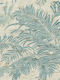 Wallpaper Vinyl Turquoise L1005xW53cm Washable