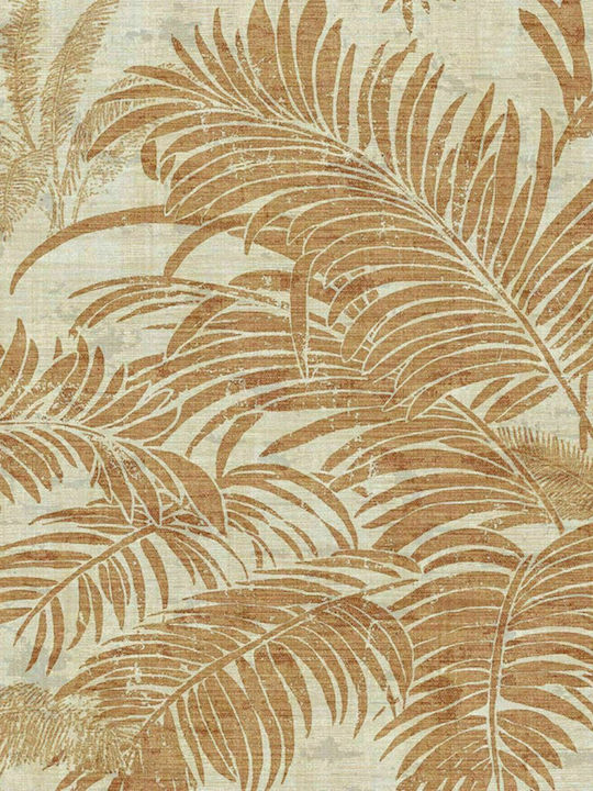 Wallpaper Vinyl Beige L1005xW53cm Washable