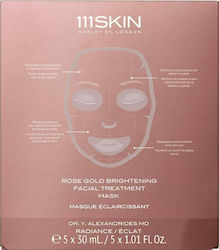 111Skin Brightening Facial Masks Box Sheet Mask 5 τμχ x 30ml 111Skin Brightening Facial Masks Box Sheet Mask 5 τμχ x 30ml