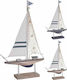 JK Home Decoration Wooden Miniature Ship 48x30cm 3pcs