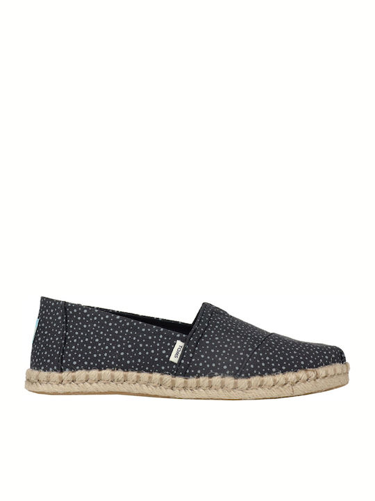 Toms Alpargata Stoff Damen Espadrilles Black Su...