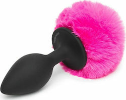 Happy Rabbit Bunny Tail Butt Plug Anal Plug Large Large Pink 10cm