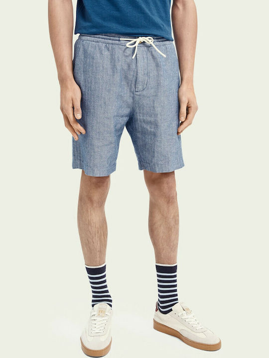 Scotch & Soda Men's Shorts Chino Blue