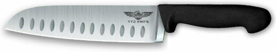 Dianomiki Messer Santoku aus rostfreiem Stahl 18cm