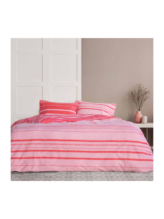 Kocoon Kilim Tagesdecke Einzelbett Baumwolle Pink 160x245cm