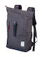 Troika Business Fabric Backpack Gray 15lt