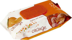 Μωρομάντηλα Orange Baby Wipes without Alcohol 120pcs