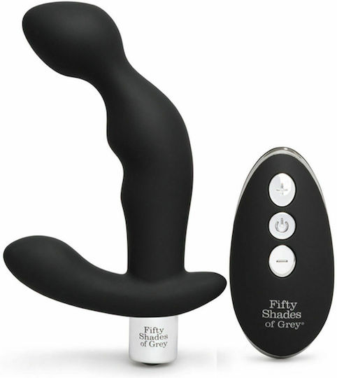 Fifty Shades of Grey Vibrator Anal cu Funcție Wireless Negru