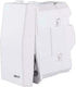 Geyer Recessed Wall Switch Single Without Frame Medium White