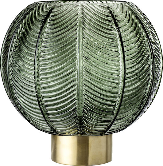 Bloomingville Decorative Vase Glass Green 20x20xH21cm