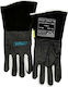 Weldas Gloves for Work Welding Black Leather 1pcs
