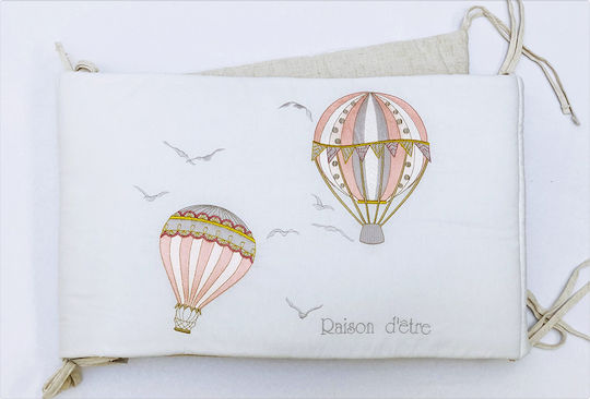 Raison D' Etre Πάντα Κλασική Hot Air Balloon Μπεζ/Λιλά 45x210cm Raison D' Etre Πάντα Κλασική Hot Air Balloon Μπεζ/Λιλά 45x210cm