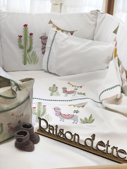 Raison D' Etre Hello Lama Πάντα Κλασική Εσωτερική Μπεζ 45x210cm