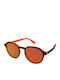 Havaianas Ubatuba Sunglasses with Black Plastic Frame and Orange Mirror Lens Ubatuba 8LZ/UW