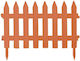 Prosperplast Garten Classic Kunststoff Grills in Orange Farbe 35cm x 3.22m 7 Stück