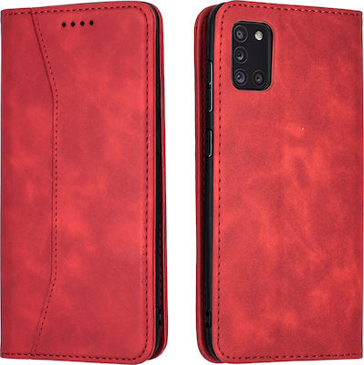 Bodycell PU Leather Synthetic Leather Book Red (Galaxy A31)