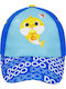 Stamion Kids' Hat Jockey Fabric Baby Shark Blue