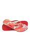 Classic Vintage Women's Flip Flops Red