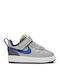 Court Borough Low 2 Kinder Sportschuhe mit Bügel- und Schleifenverschluss Graue