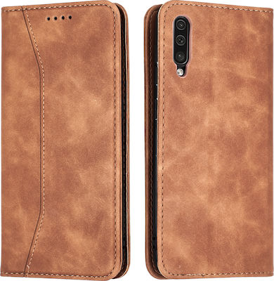 Bodycell PU Leather Book Καφέ (Galaxy A50)