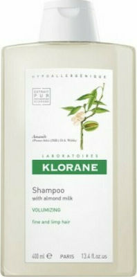 Klorane Almond Milk Shampoos Volume for Fragile, Αντι-Θραύση Hair 400ml