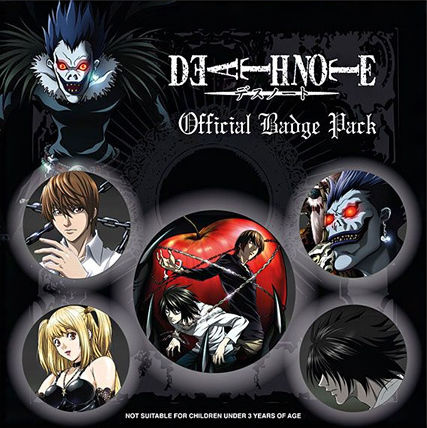 Pyramid International Badge Deathnote 5pcs Set of Game Tokens 5pcs BP80634