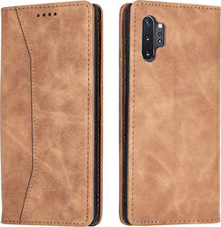 Bodycell PU Leather Book Δερματίνης Καφέ (Galax...