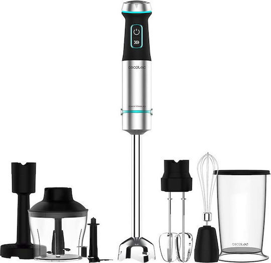 Cecotec Power Titanblack 1200 XL PerfectCream & Crush 04293 Stabmixer mit Edelstahlstab 1200W Schwarz