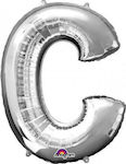 Balloon Foil Jumbo Birthday-Celebration Letter Silver 81cm