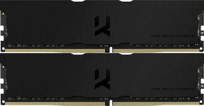 GoodRAM IRDM PRO 16GB DDR4 RAM cu 2 module (2x8GB) și Viteză 3600 pentru Desktop