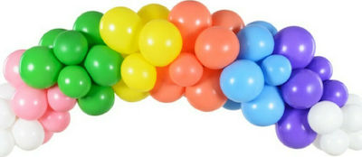 Composition with Balloons Latex Jumbo Multicolour 200cm Rainbow GBN5