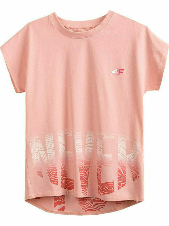 4F Kids Blouse Short Sleeve Pink