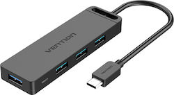 Vention Hub USB 4 Porturi USB-C TGKBD Vention Hub USB 4 Porturi USB-C TGKBD