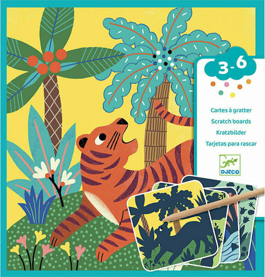 Scratch & Sketch Ανακαλύπτω Ξύνοντας Την Εικόνα Μεγάλα Ζωάκια