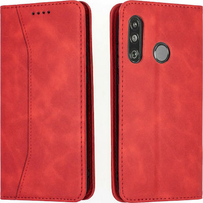 Bodycell PU Leather Carte Piele artificială Roșu (Huawei P30 Lite) 04-00533