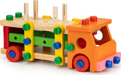 Ecotoys Fahrzeug Wooden Constructor aus Holz für 36++ Monate