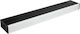 VK Lighting LED Γραμμικό Χωνευτό Φωτιστικό Οροφής 12W Θερμό Λευκό IP20 Μ37xΒ6xΥ3εκ.