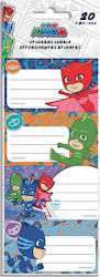 Diakakis Notebook Labels Pj Masks 20pcs