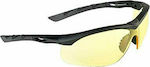 Swiss Eye Shooting Glasses Lancer Tactical with Anti-Scratch Coating, Anti-Glare & UV Protection Yellow