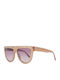 Guess by Marciano Women's Sunglasses with Beige Plastic Frame and Purple Gradient Lens GM0795 72F