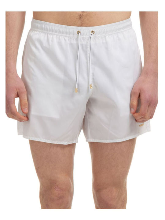 Emporio Armani Herren Badebekleidung Shorts Weiß