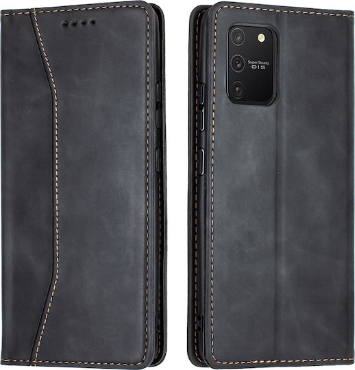 Bodycell PU Leather Book Synthetic Leather Black (Galaxy S10 Lite)