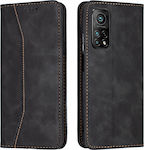 Bodycell PU Leather Synthetic Leather Book Black (Xiaomi Mi 10T / Mi 10T Pro)