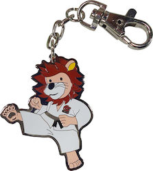 Wacoku Lion Kick Metallic Keychain