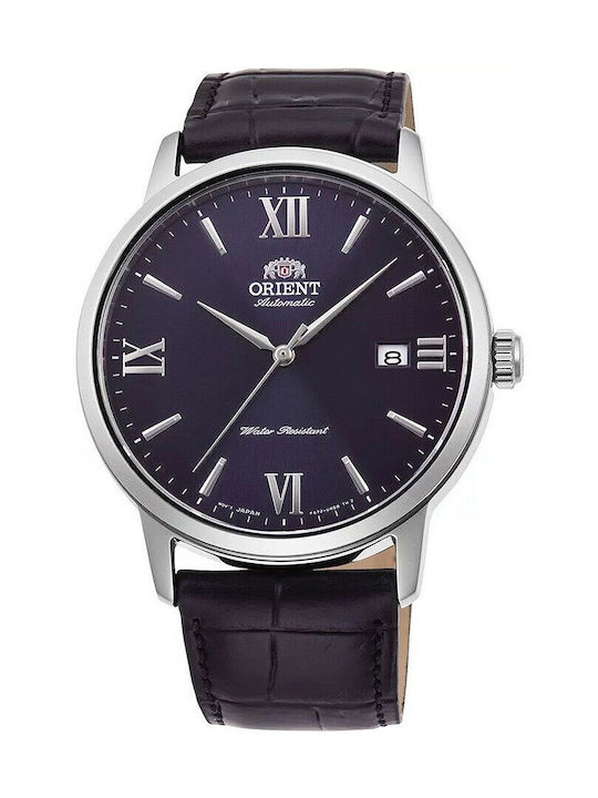 Orient Uhr Automatisch mit Blau Lederarmband