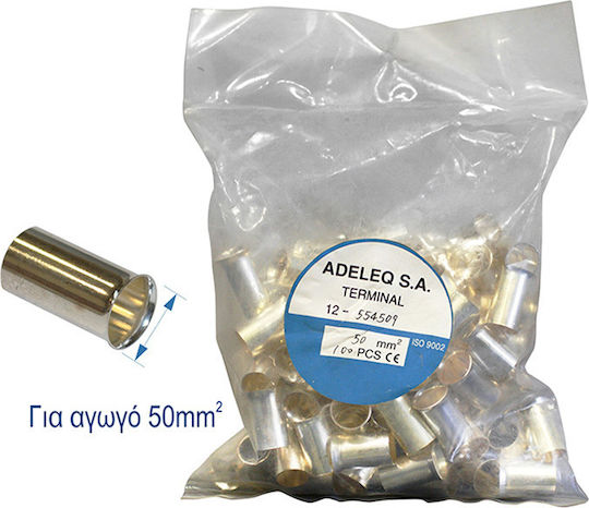 Adeleq Μύτη Αγωγών Γυμνή Τύπου Telemecanique 50mm (12-554509)