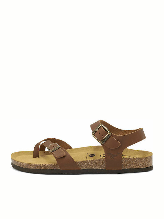 Plakton Leather Women's Flat Sandals Anatomic w...