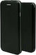 iNOS Curved M-Folio Book Synthetic Leather Blac...